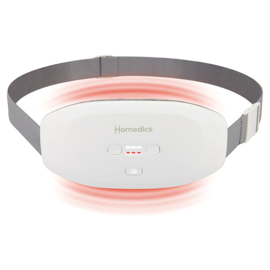 Homedics Cycle Comfort Heat and Vibration Belt - White & Grey | WMH-200H from Homedics - DID Electrical
