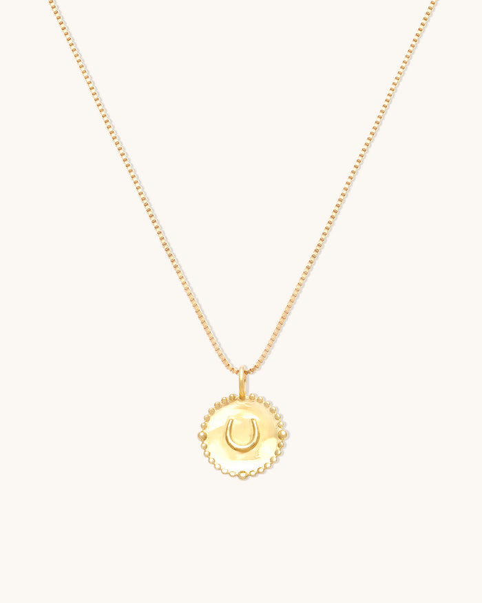 Horseshoe Coin Necklace