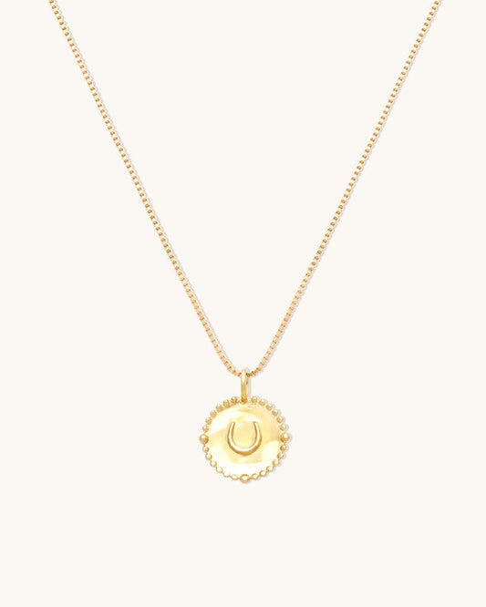 Horseshoe Coin Necklace