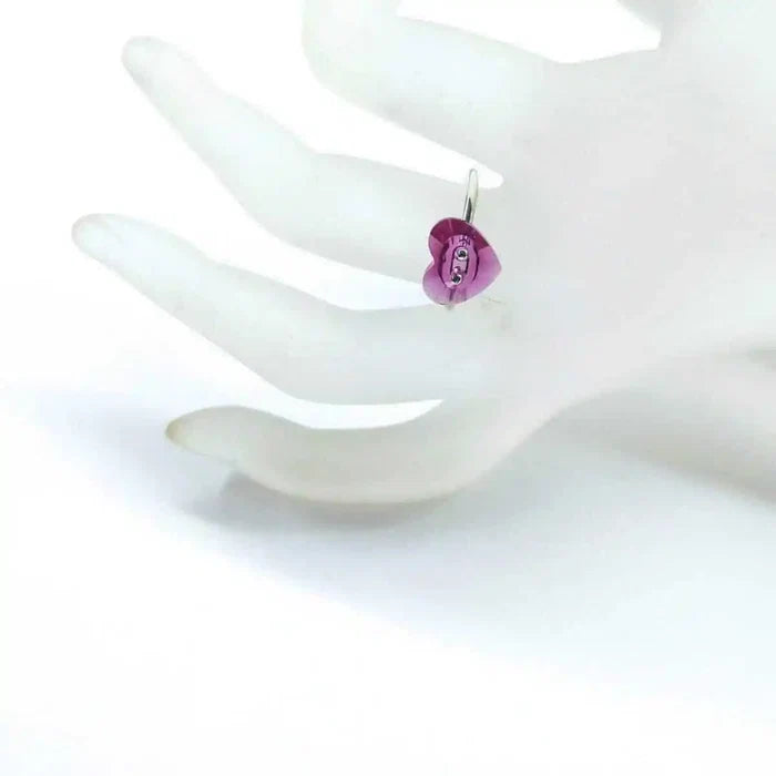 AMD1201Super Sparkly Sterling Silver Swarovski Crystal Heart Bling Ring JewelryRing$ 38.00Alexa Martha Designs