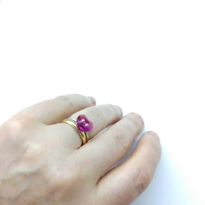 AMD1201Super Sparkly Sterling Silver Swarovski Crystal Heart Bling Ring JewelryRing$ 38.00Alexa Martha Designs