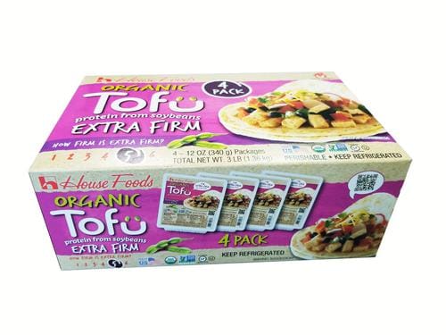 House Foods Organic Tofu 4 Units 340 g / 12 oz Firm tofu is great in savory dishes and can be used for scrambles, sandwiches and stir fry's-468034 Hannah's Variety Store