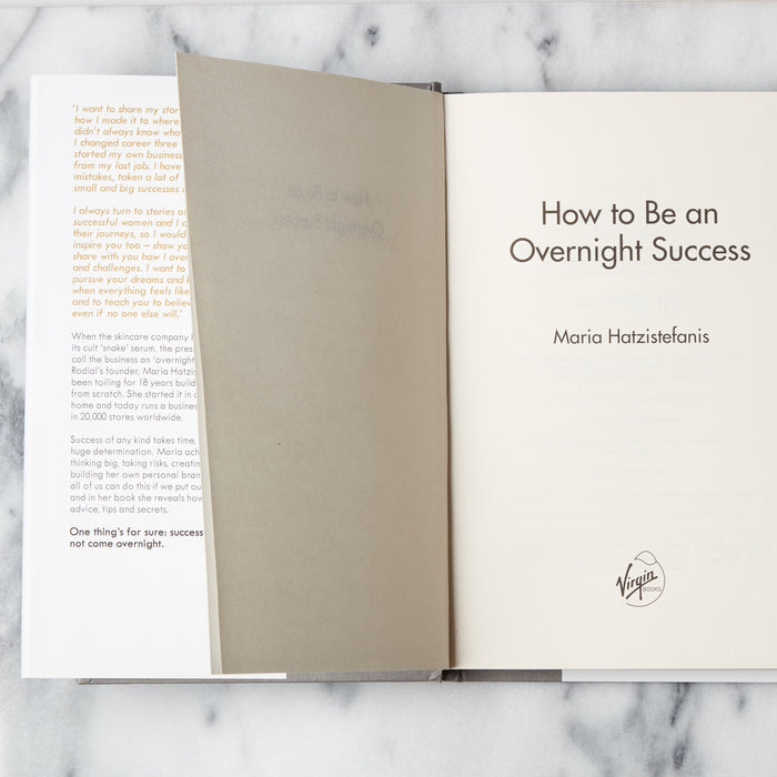 How To Be An Overnight Success Book