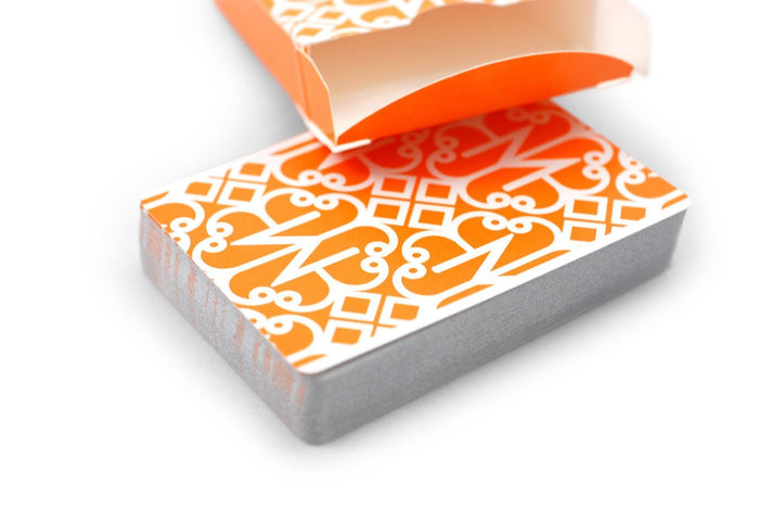 Hustlers Orange Limited Playing Cards by Ellusionist