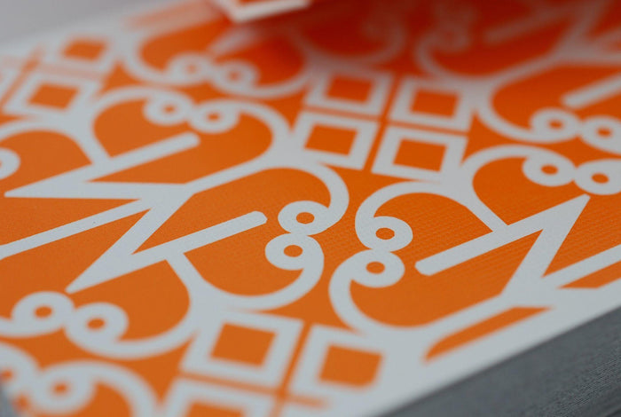 Hustlers Orange Limited Playing Cards by Ellusionist