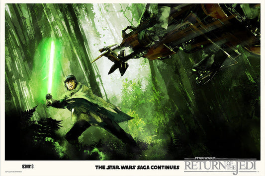 "I Am a Jedi Like My Father Before Me” Variant Poster