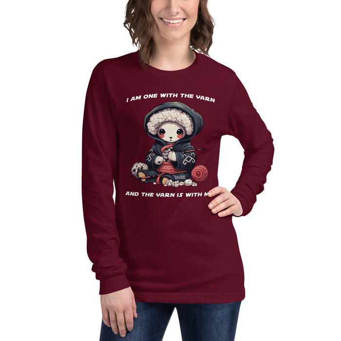 I Am One With The Yarn - Unisex Long Sleeve Tee