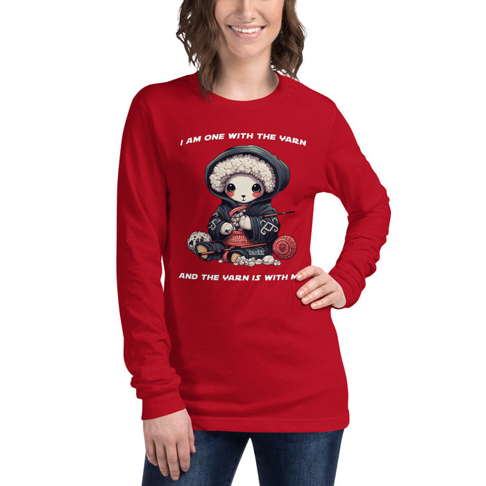 I Am One With The Yarn - Unisex Long Sleeve Tee