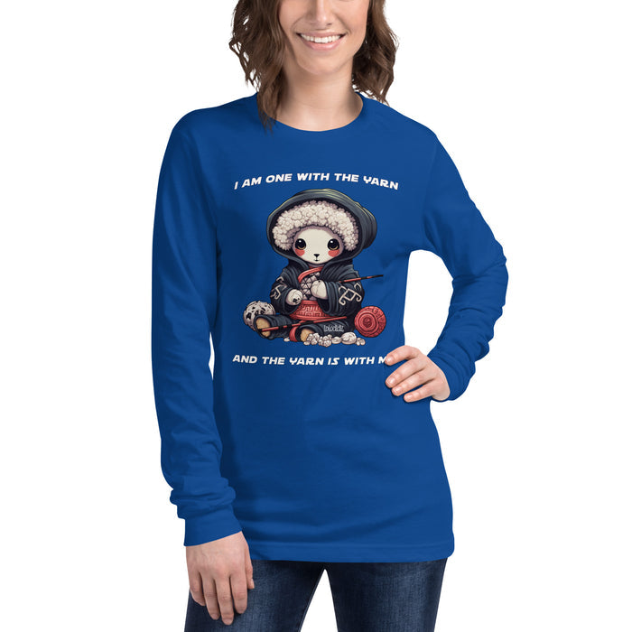 I Am One With The Yarn - Unisex Long Sleeve Tee