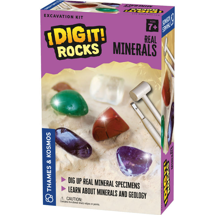 I Dig It! Rocks - Real Minerals Excavation Kit STEM Thames & Kosmos