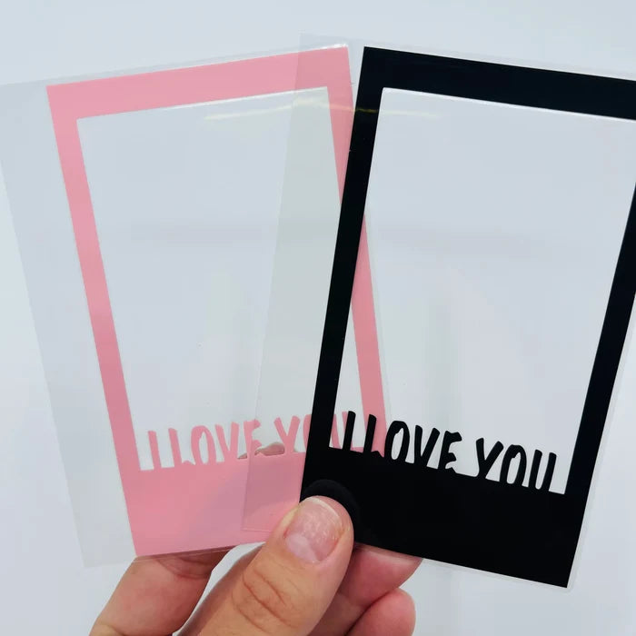 I Love You Polaroid Frame Dashboard