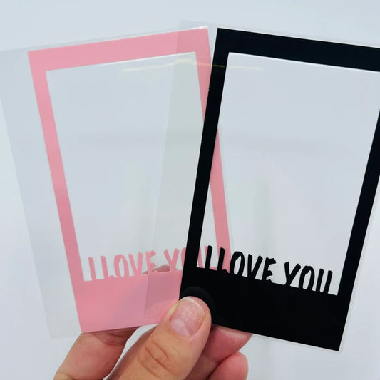 I Love You Polaroid Frame Dashboard