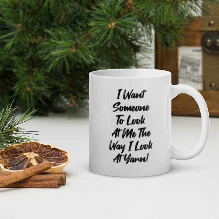 I Want Someone - White Glossy Mug