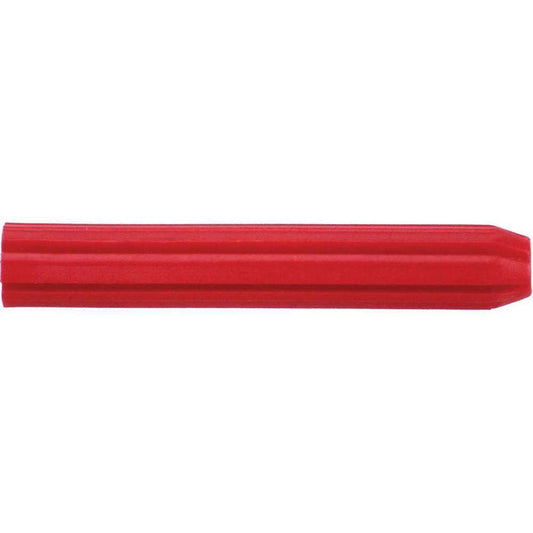 Iccons PVC Wall Plug Red 6 x 25mm (25pk)