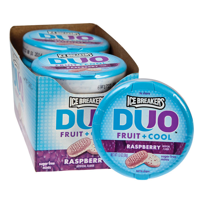 Ice Breakers Mints Raspberry Duo 1.3oz - 8ct