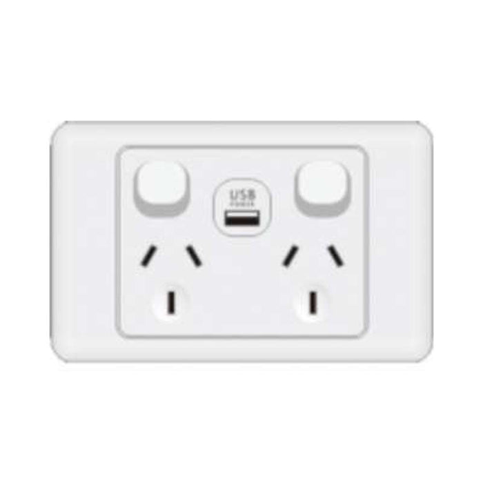 Igoto Double GPO 10A USB