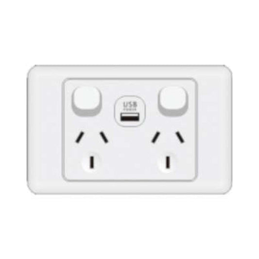Igoto Double GPO 10A USB