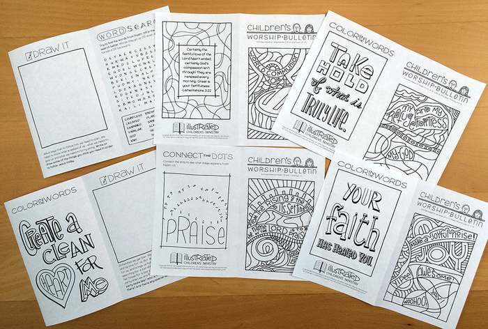 Children's Worship Bulletins