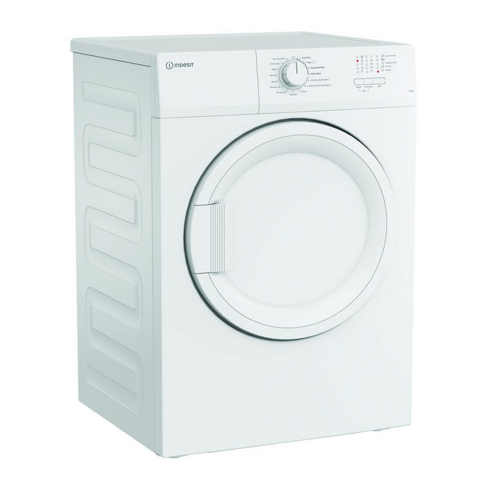 Indesit CYDA81WWGLUK Freestanding 8kg Vented Timer Dry White