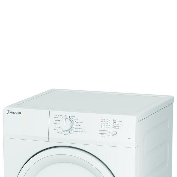 Indesit CYDA81WWGLUK Freestanding 8kg Vented Timer Dry White