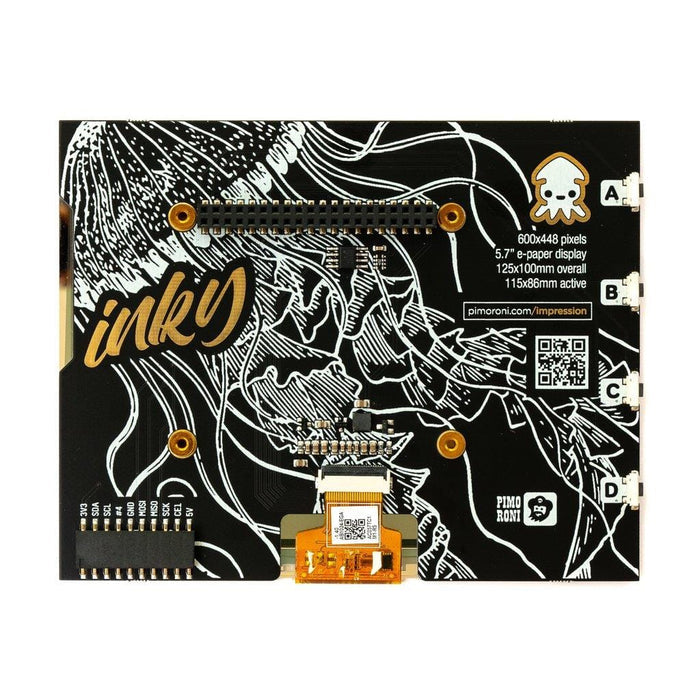 Inky Impression (7 colour ePaper/eInk/EPD) by Pimoroni - The Pi Hut