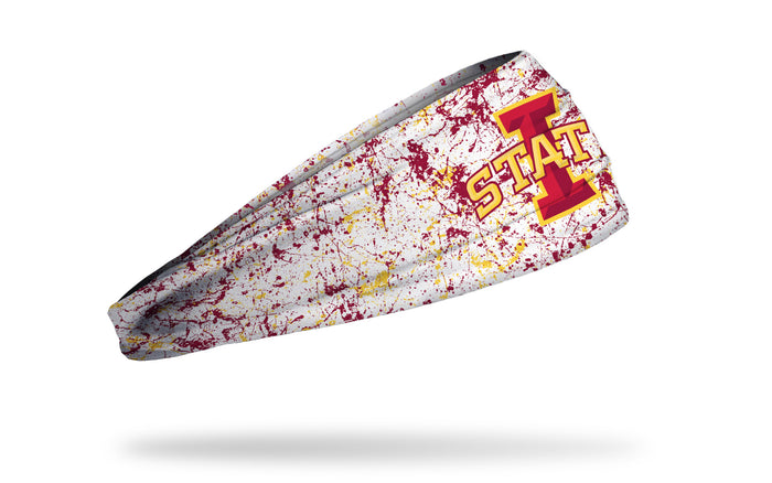 Iowa State University: Splatter White Big Bang Lite Headband - View 2