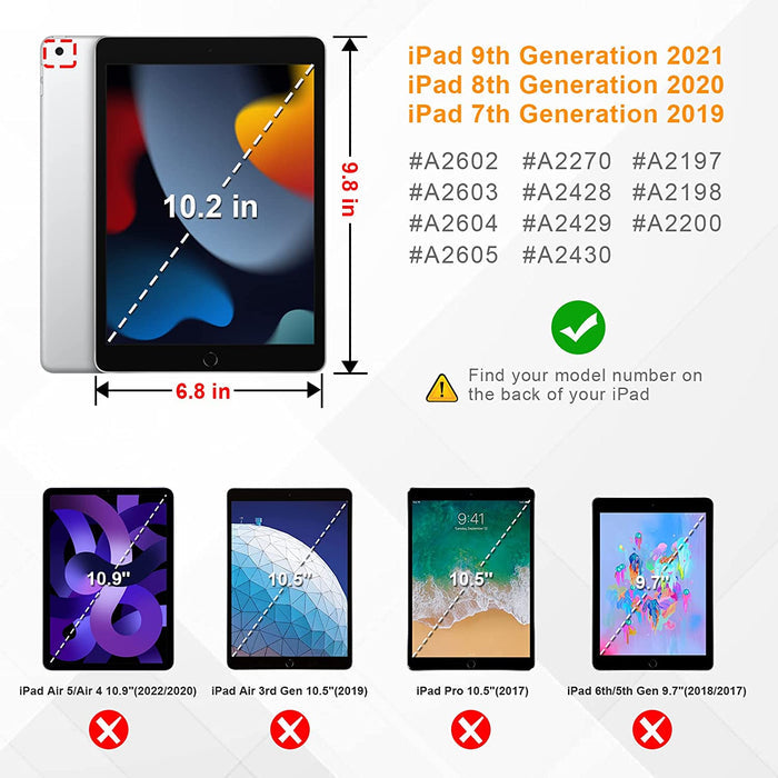 iPad 9th Gen (2021) / iPad 8th/7th Gen 10.2" Magnetic Stand Case | Fintie