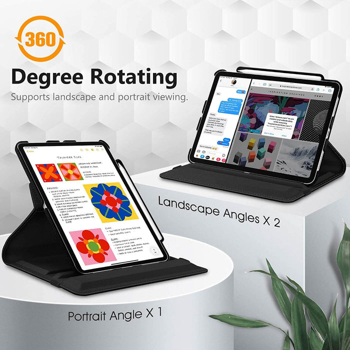 stand ipad air 11 upright with Fintie case