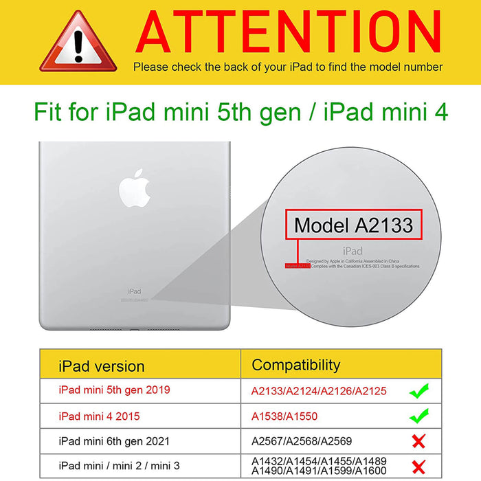 iPad Mini 5 (2019) / iPad Mini 4 (2015) Multi-Angle Viewing Case | Fintie