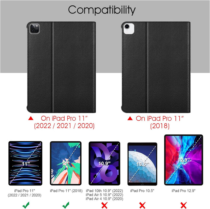 iPad Pro 11 4th/3rd Gen 2022/2021 Multi-Angle Viewing Case | Fintie