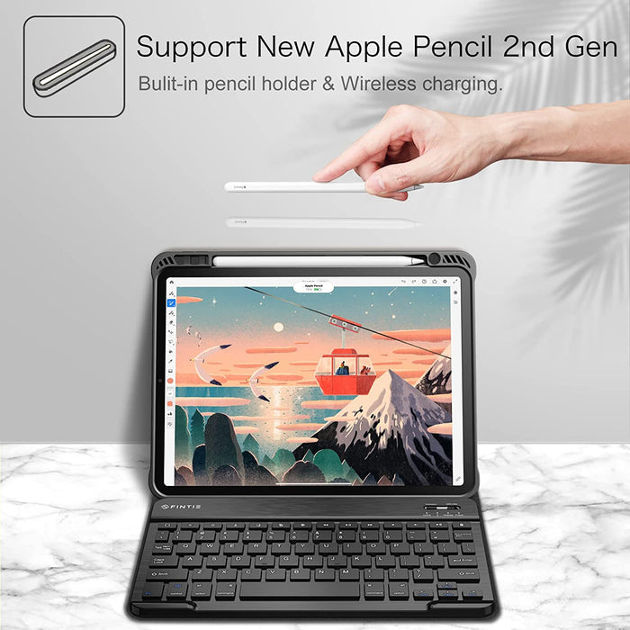 iPad Pro 11 Inch 4th/3rd/2nd/1st Gen (2022/2021/2020/2018) Keyboard Case | Fintie