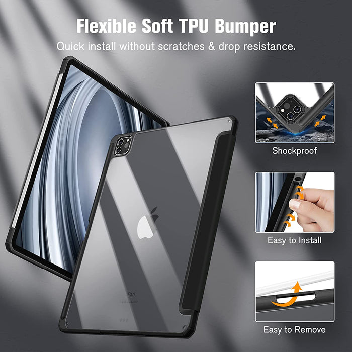 iPad Pro 12.9 Inch 6th/5th Gen 2022/2021 Hybrid Slim Case | Fintie