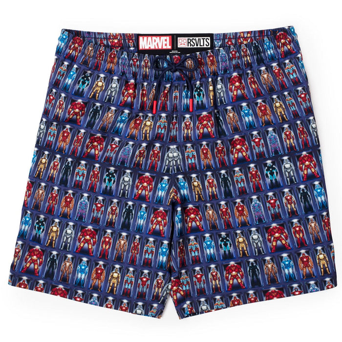 RSVLTS S Marvel Hybrid Shorts Iron Man “Hall of Armor” – Hybrid Shorts