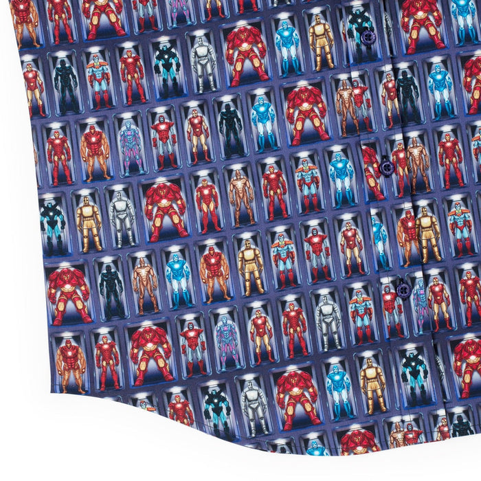 RSVLTS Marvel Short Sleeve Shirt Iron Man “Hall of Armor” – KUNUFLEX Short Sleeve Shirt