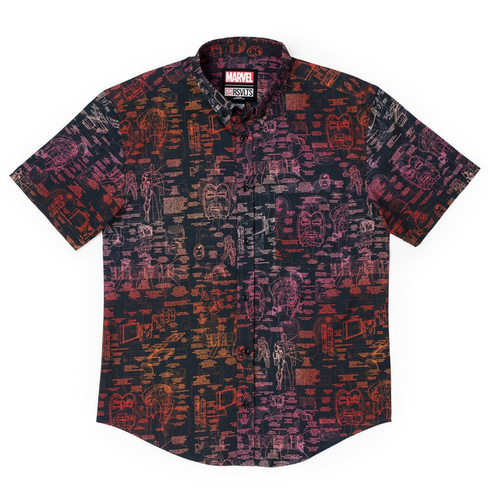 RSVLTS Marvel Short Sleeve Shirt Iron Man “The J.A.R.V.I.S.” – KUNUFLEX Short Sleeve Shirt
