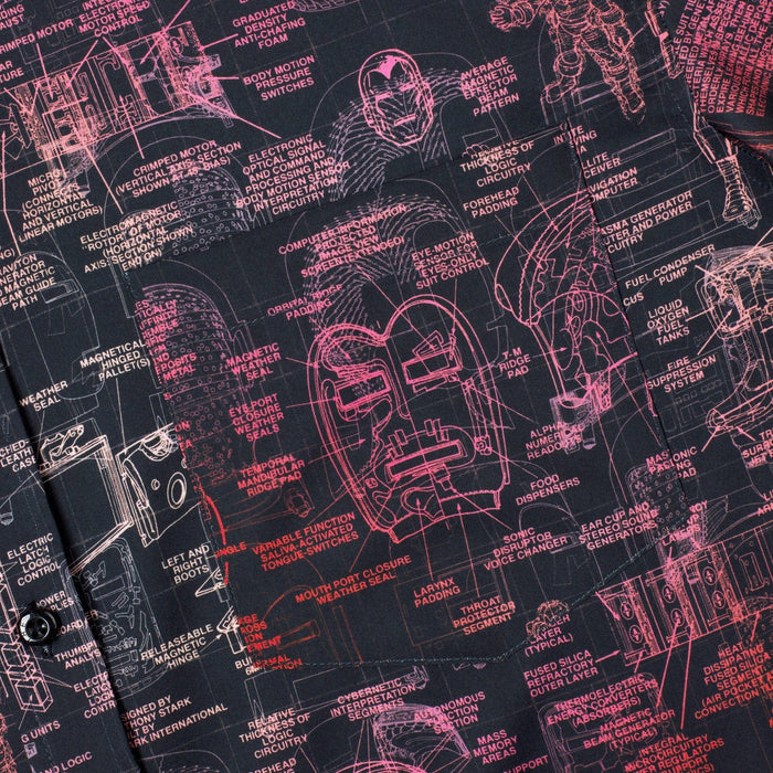 RSVLTS Marvel Short Sleeve Shirt Iron Man “The J.A.R.V.I.S.” – KUNUFLEX Short Sleeve Shirt
