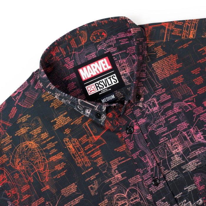 RSVLTS Marvel Short Sleeve Shirt Iron Man “The J.A.R.V.I.S.” – KUNUFLEX Short Sleeve Shirt