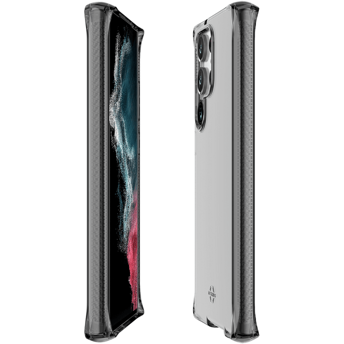 Itskins Spectrum Clear Drop Safe Case for Samsung Galaxy S23 Ultra - Smoke | 597665 from Itskins - DID Electrical