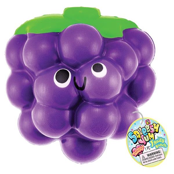 Ja-Ru Squeesh Yum 5 Inch Fruity Bunch Foam Squishy Sensory Toy - Assorted