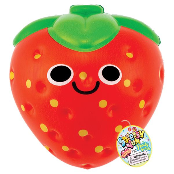 Ja-Ru Squeesh Yum 5 Inch Fruity Bunch Foam Squishy Sensory Toy - Assorted