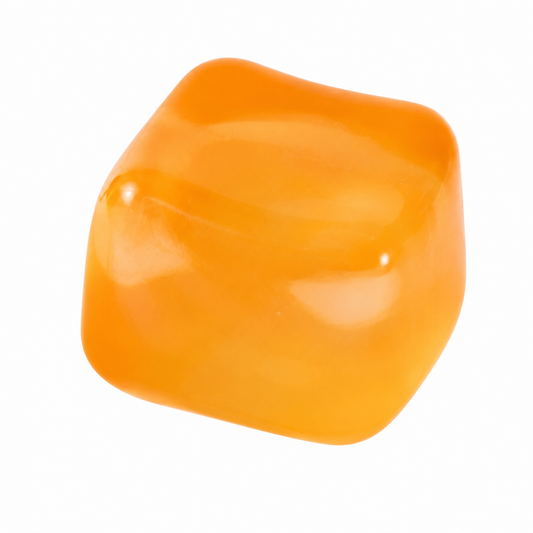 J'adore 2.5 Inch Fun Cube Squishy Fidget Sensory Toy - ORANGE