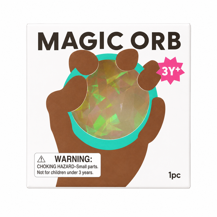J'adore 2.5 Inch Magic Orb Squishy Fidget Sensory Toy - CLEAR
