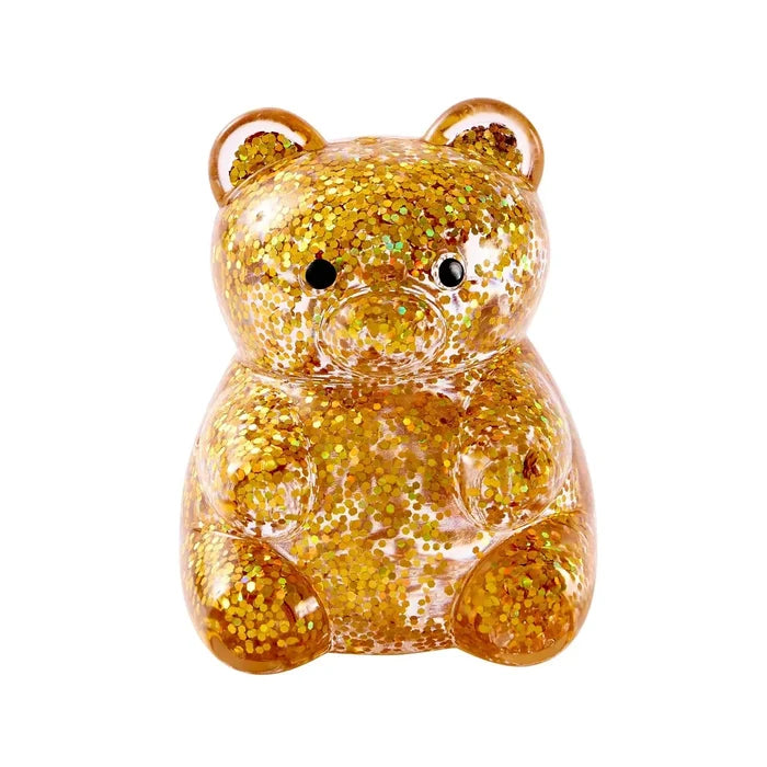 J'adore 2.5 Inch Squeezy Bear Squishy Fidget Sensory Toy - YELLOW