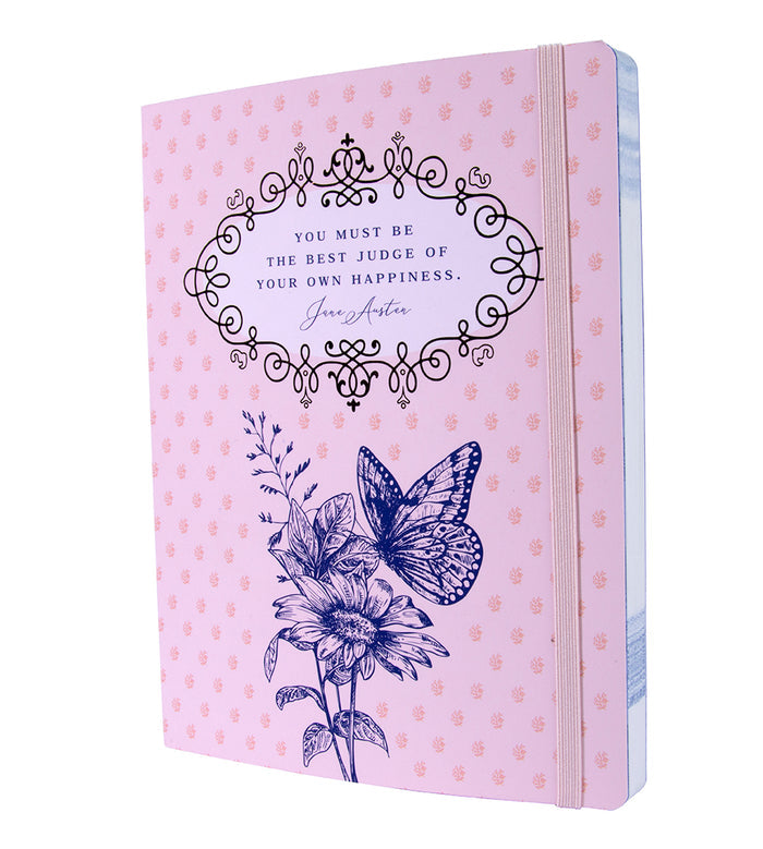 Jane Austen: Best Judge of Your Own Happiness Softcover Notebook