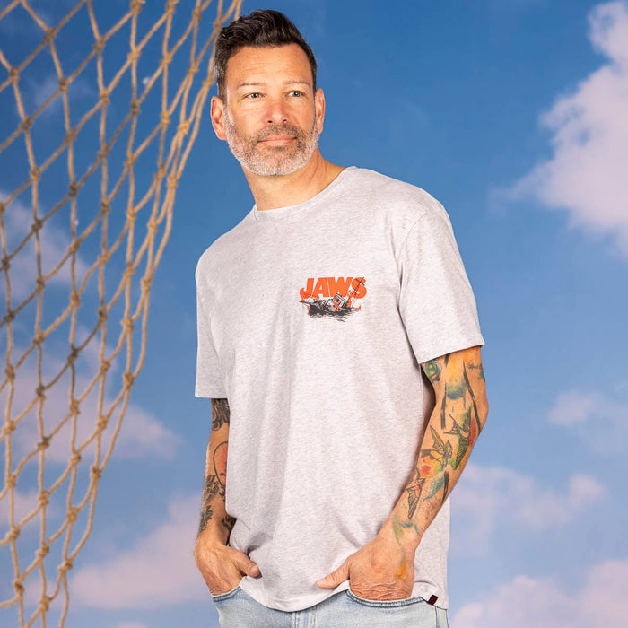 RSVLTS Jaws Crewneck T-shirt Jaws 50th Anniversary "Boat Breaker" – Crewneck Tee Jaws 50th Anniversary "Boat Breaker" – Crewneck Tee