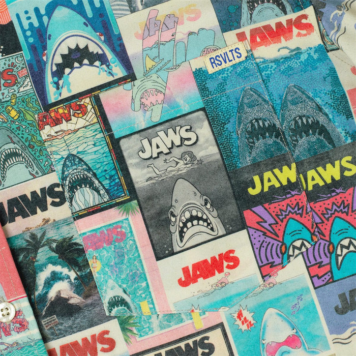 RSVLTS Jaws Short Sleeve Shirt Jaws 50th Anniversary "Great White Gallery" – KUNUFLEX Short Sleeve Shirt Jaws 50th Anniversary "Great White Gallery" – KUNUFLEX Short Sleeve Shirt