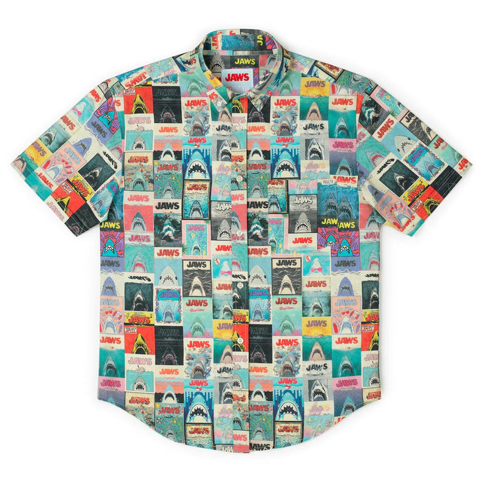 RSVLTS Jaws Short Sleeve Shirt Jaws 50th Anniversary "Great White Gallery" – KUNUFLEX Short Sleeve Shirt Jaws 50th Anniversary "Great White Gallery" – KUNUFLEX Short Sleeve Shirt