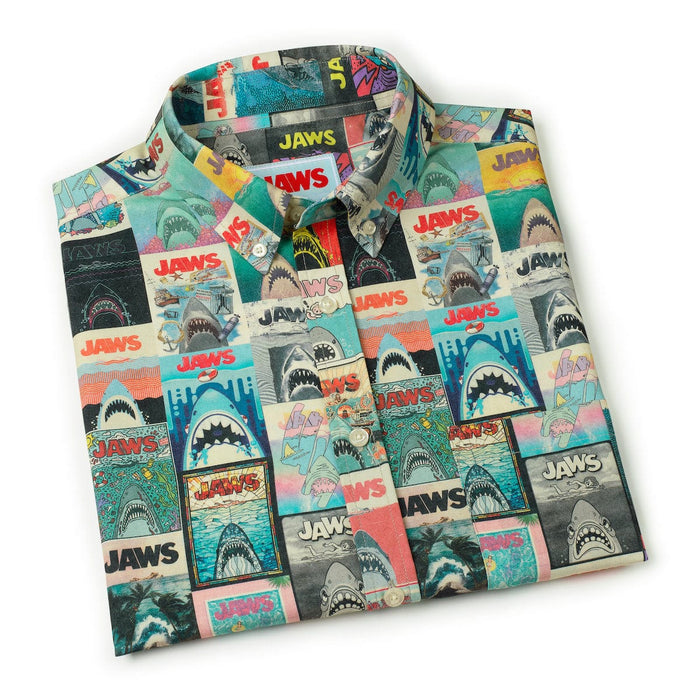 RSVLTS Jaws Short Sleeve Shirt Jaws 50th Anniversary "Great White Gallery" – KUNUFLEX Short Sleeve Shirt Jaws 50th Anniversary "Great White Gallery" – KUNUFLEX Short Sleeve Shirt