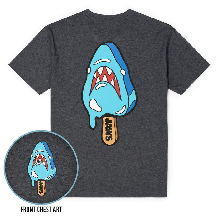 RSVLTS Jaws Crewneck T-shirt Jaws 50th Anniversary "Sharksicle" – Crewneck Tee Jaws 50th Anniversary "Sharksicle" – Crewneck Tee