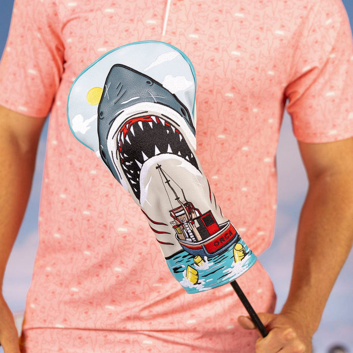 RSVLTS Jaws Driver Headcover Jaws 50th Anniversary "Ship vs. Shark" – Driver Headcover Jaws 50th Anniversary "Ship vs. Shark" – Driver Headcover